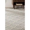 image:imageSAFAVIEH Area Rug 8x10  Natura Collection  Large  Ivory amp Ivory Handmade Wool amp Viscose Ideal for Living Room Bedroom Dining Space NAT310ASilverIvory