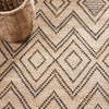 image:imageSAFAVIEH Area Rug 8x10  Natural Fiber Collection  Large  Black amp Natural Handmade Flat Weave Jute amp Wool Boho Farmhouse Tassel Fringe Ideal for Living Room Bedroom Dining Space NF223ZBlackNatural