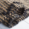 image:imageSAFAVIEH Area Rug 8x10  Natural Fiber Collection  Large  Black amp Natural Handmade Flat Weave Jute amp Wool Boho Farmhouse Tassel Fringe Ideal for Living Room Bedroom Dining Space NF223ZBlackNatural