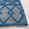 image:imageSAFAVIEH Area Rug 8x10  Natural Fiber Collection  Large  Blue amp Natural Handmade Flat Weave Jute Boho Moroccan Trellis Pattern Ideal for Living Room Bedroom Dining Space NF221MBlueNatural