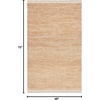image:imageSAFAVIEH Area Rug 8x10  Natural Fiber Collection  Large  Natural amp Ivory Handmade Wool Farmhouse Style Ideal for Living Room Bedroom Dining Space NF816ANaturalIvory