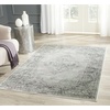 image:imageSAFAVIEH Area Rug 8x10  Vintage Collection  Large  Turquoise amp Multi Viscose Distressed Design Slip Resistant Ideal for Living Room Bedroom Office Dining Space VTG1122220Light Blue