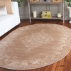 image:imageSAFAVIEH Area Rug 8x10  Vintage Collection  Large  Turquoise amp Multi Viscose Distressed Design Slip Resistant Ideal for Living Room Bedroom Office Dining Space VTG1122220Taupe
