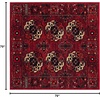 image:imageSAFAVIEH Area Rug 8x10  Vintage Hamadan Collection  Large  Blue amp Multi Oriental Traditional Persian Design NonShedding amp Easy Cleaning Ideal for Living Room Bedroom Dining Space VTH212DRedMulti