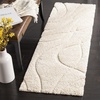 image:imageSAFAVIEH Florida Shag Collection Area Rug  8 x 10 Light Blue amp Cream NonShedding amp Easy Care 12inch Thick Ideal for High Traffic Areas in Living Room Bedroom SG4716011Creme