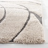 image:imageSAFAVIEH Florida Shag Collection Area Rug  8 x 10 Light Blue amp Cream NonShedding amp Easy Care 12inch Thick Ideal for High Traffic Areas in Living Room Bedroom SG4716011CreamGrey