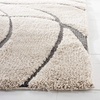 image:imageSAFAVIEH Florida Shag Collection Area Rug  8 x 10 Light Blue amp Cream NonShedding amp Easy Care 12inch Thick Ideal for High Traffic Areas in Living Room Bedroom SG4716011CreamGrey