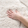 image:imageSAFAVIEH Florida Shag Collection Area Rug  8 x 10 Light Blue amp Cream NonShedding amp Easy Care 12inch Thick Ideal for High Traffic Areas in Living Room Bedroom SG4716011CremeCreme