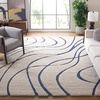 image:imageSAFAVIEH Florida Shag Collection Area Rug  8 x 10 Light Blue amp Cream NonShedding amp Easy Care 12inch Thick Ideal for High Traffic Areas in Living Room Bedroom SG4716011CreamBlue