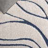 image:imageSAFAVIEH Florida Shag Collection Area Rug  8 x 10 Light Blue amp Cream NonShedding amp Easy Care 12inch Thick Ideal for High Traffic Areas in Living Room Bedroom SG4716011CreamBlue