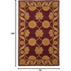 image:imageSAFAVIEH Heritage Collection 5 x 8 Black HG314A Handmade Traditional Oriental Premium Wool Area RugMaroon