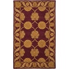 image:imageSAFAVIEH Heritage Collection 5 x 8 Black HG314A Handmade Traditional Oriental Premium Wool Area RugMaroon