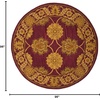 image:imageSAFAVIEH Heritage Collection 5 x 8 Black HG314A Handmade Traditional Oriental Premium Wool Area RugMaroon