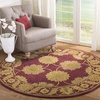 image:imageSAFAVIEH Heritage Collection 5 x 8 Black HG314A Handmade Traditional Oriental Premium Wool Area RugMaroon