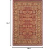 image:imageSAFAVIEH Mahal Collection Area Rug  51 x 77 Red amp Natural Traditional Oriental Design NonShedding amp Easy Care Ideal for High Traffic Areas in Living Room Bedroom MAH697ARedNatural
