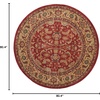image:imageSAFAVIEH Mahal Collection Area Rug  51 x 77 Red amp Natural Traditional Oriental Design NonShedding amp Easy Care Ideal for High Traffic Areas in Living Room Bedroom MAH699ARedNatural