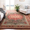 image:imageSAFAVIEH Mahal Collection Area Rug  8 x 10 Natural amp Navy Traditional Oriental Design NonShedding amp Easy Care Ideal for High Traffic Areas in Living Room Bedroom MAH625BRed