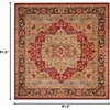 image:imageSAFAVIEH Mahal Collection Area Rug  8 x 10 Natural amp Navy Traditional Oriental Design NonShedding amp Easy Care Ideal for High Traffic Areas in Living Room Bedroom MAH625BNaturalNavy