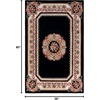 image:imageSAFAVIEH Naples Collection Area Rug  8 x 10 Black amp Ivory Handmade Wool Oriental Pattern Ideal for Living Room Bedroom Dining Space Home Office NA901Z8BlackIvory