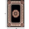 image:imageSAFAVIEH Naples Collection Area Rug  8 x 10 Black amp Ivory Handmade Wool Oriental Pattern Ideal for Living Room Bedroom Dining Space Home Office NA901Z8BlackIvory