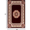 image:imageSAFAVIEH Naples Collection Area Rug  8 x 10 Black amp Ivory Handmade Wool Oriental Pattern Ideal for Living Room Bedroom Dining Space Home Office NA901Z8RedIvory