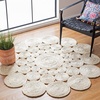 image:imageSAFAVIEH Natural Fiber Collection Area Rug  4 Round Natural Handmade Boho Charm Farmhouse Jute Ideal for High Traffic Areas in Living Room Bedroom NF363ABrown