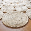 image:imageSAFAVIEH Natural Fiber Collection Area Rug  4 Round Natural Handmade Boho Charm Farmhouse Jute Ideal for High Traffic Areas in Living Room Bedroom NF363AIvory