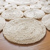 image:imageSAFAVIEH Natural Fiber Collection Area Rug  4 Round Natural Handmade Boho Charm Farmhouse Jute Ideal for High Traffic Areas in Living Room Bedroom NF363AIvory