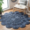 image:imageSAFAVIEH Natural Fiber Collection Area Rug  4 Round Natural Handmade Boho Charm Farmhouse Jute Ideal for High Traffic Areas in Living Room Bedroom NF363ABrown