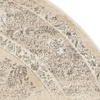 image:imageSAFAVIEH Vintage Collection Area Rug  6 Round Warm Beige Oriental Medallion Distressed Viscose Design Ideal for High Traffic Areas in Living Room Bedroom VTG113660Warm Beige