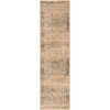 image:imageSAFAVIEH Vintage Collection Area Rug  6 Round Warm Beige Oriental Medallion Distressed Viscose Design Ideal for High Traffic Areas in Living Room Bedroom VTG113660Warm Beige