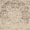 image:imageSAFAVIEH Vintage Collection Area Rug  6 Round Warm Beige Oriental Medallion Distressed Viscose Design Ideal for High Traffic Areas in Living Room Bedroom VTG113660Warm Beige