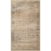 image:imageSAFAVIEH Vintage Collection Area Rug  6 Round Warm Beige Oriental Medallion Distressed Viscose Design Ideal for High Traffic Areas in Living Room Bedroom VTG113660Warm Beige