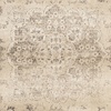 image:imageSAFAVIEH Vintage Collection Area Rug  6 Round Warm Beige Oriental Medallion Distressed Viscose Design Ideal for High Traffic Areas in Living Room Bedroom VTG113660Warm Beige