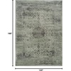 image:imageSAFAVIEH Vintage Collection Area Rug  6 Round Warm Beige Oriental Medallion Distressed Viscose Design Ideal for High Traffic Areas in Living Room Bedroom VTG113660Spruce