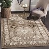image:imageSAFAVIEH Vintage Hamadan Collection Area Rug  67 Round Dark Grey amp Ivory Traditional Persian Design NonShedding amp Easy to Clean Ideal for Living Room Bedroom Dining Space VTH214MOrangeBlue