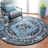 image:imageSAFAVIEH Vintage Hamadan Collection Area Rug  8 x 10 Orange amp Multi Oriental Traditional Persian Design NonShedding amp Easy Care Ideal for High Traffic Areas in Living Room Bedroom VTH217BBlueGrey