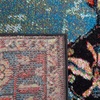 image:imageSAFAVIEH Vintage Hamadan Collection Area Rug  8 x 10 Orange amp Multi Oriental Traditional Persian Design NonShedding amp Easy Care Ideal for High Traffic Areas in Living Room Bedroom VTH217BRedLight Blue