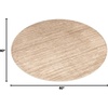 image:imageSAFAVIEH Vision Collection Area Rug  5 Round Light Brown Modern Ombre Design NonShedding amp Easy to Clean Ideal for Living Room Bedroom Dining Space VSN606C