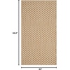 image:imageSAFAVIEH Washable Rug Outdoor Courtyard Collection  8 x 10 Light Blue amp Light Grey NonShedding amp Easy Cleaning Ideal for Patio Backyard Mudroom DIning Space CY865337121NaturalCream