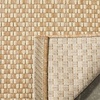 image:imageSAFAVIEH Washable Rug Outdoor Courtyard Collection  8 x 10 Light Blue amp Light Grey NonShedding amp Easy Cleaning Ideal for Patio Backyard Mudroom DIning Space CY865337121NaturalCream