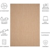 image:imageSAFAVIEH Washable Rug Outdoor Courtyard Collection  8 x 10 Light Blue amp Light Grey NonShedding amp Easy Cleaning Ideal for Patio Backyard Mudroom DIning Space CY865337121NaturalCream
