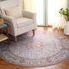 image:imageSAFAVIEH Washable Rug Tucson Collection  5 x 8 Aqua amp Light Blue Slip Resistant amp Easy to Clean Ideal for Living Room Bedroom Dining Space TSN105JLight GreyRust