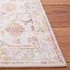 image:imageSAFAVIEH Washable Rug Tucson Collection  5 x 8 Aqua amp Light Blue Slip Resistant amp Easy to Clean Ideal for Living Room Bedroom Dining Space TSN105JLight GreyRust