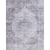 image:imageSAFAVIEH Washable Rug Tucson Collection  5 x 8 Aqua amp Light Blue Slip Resistant amp Easy to Clean Ideal for Living Room Bedroom Dining Space TSN105JBeigeLight Sage