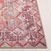 image:imageSAFAVIEH Washable Rug Vintage Serapi Collection  8 x 10 Red amp Blue Slip Resistant amp Easy to Clean Ideal for Living Room Bedroom Home Office Dining Space VSP602QRedBlue