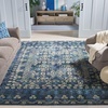 image:imageSafavieh Area Rug 8x10  Anatolia Collection  Large  Navy amp Beige Handmade Bohemian Design Ideal for Living Room Bedroom Office Dining Space AN410NNavyBeige