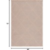 image:imageSafavieh Area Rug 8x10  Aspect Collection  Large  Natural Jute amp Cotton Trellis Pattern Ideal for Living Room Bedroom Office Dining Space APE406BNatural