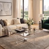 image:imageSafavieh Couture Home Hermina Glam Silver Acrylic Glass Top Coffee Table