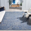 image:imageSAFAVIEH Area Rug 8x10  Anatolia Collection  Large  Blue amp Grey Handmade Floral Scroll Design Ideal for Living Room Bedroom Office Dining Space AN401M